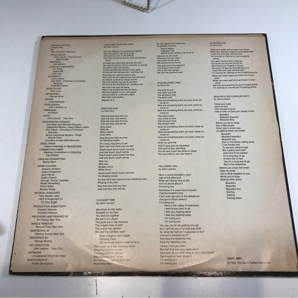 DOUBLE Fantasy John Lennon & Yoko Ono Mint Condition Record LP - Picture 8 of 10